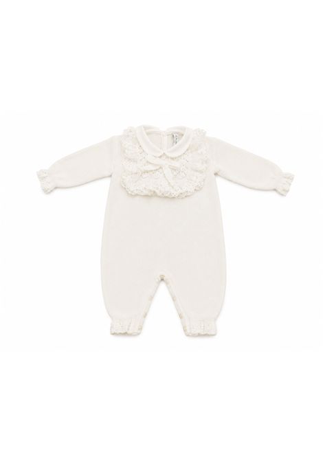 Tutina con fiocco e merletto BEBE DI ALMY | T53L1000